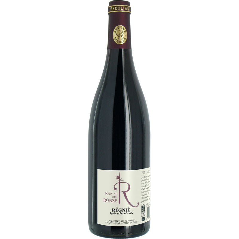 Domaine Des Ronzes Red Wine-Gamay Regnie Red Wine Bio 2020 - 750 Ml