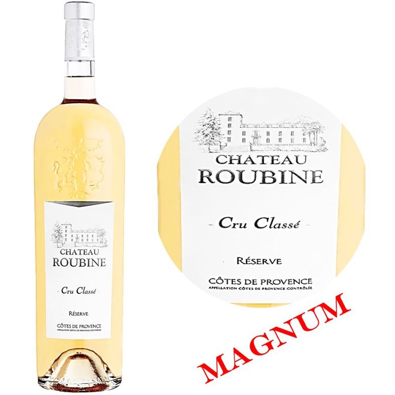 Chteau Roubine R&Eacute Rose Wine-Organic Grenache, Cinsault, Rose Wine Cru Classe Cote Deprovence 2020 - 1.5 Ltr