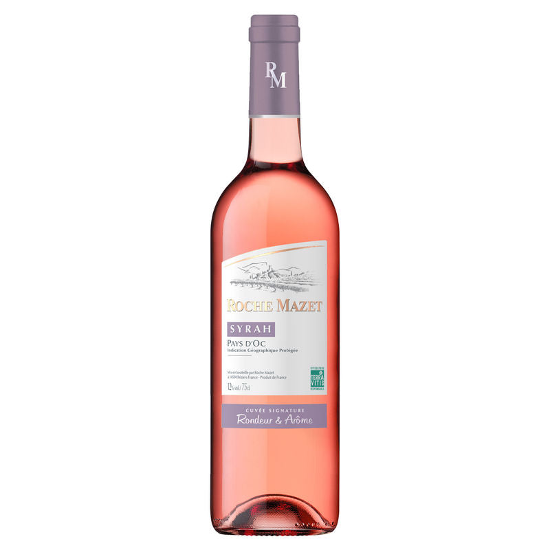 Roche Mazet Rose Wine-Syrah Igp Pays Doc Rose Wine 2023- 750 Ml