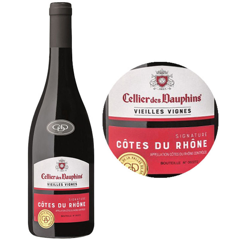 Cellier Des Dauphins Rose Wine-Grenache Cinsault Rose Wine Cotes Du Rhone  - 50Ml