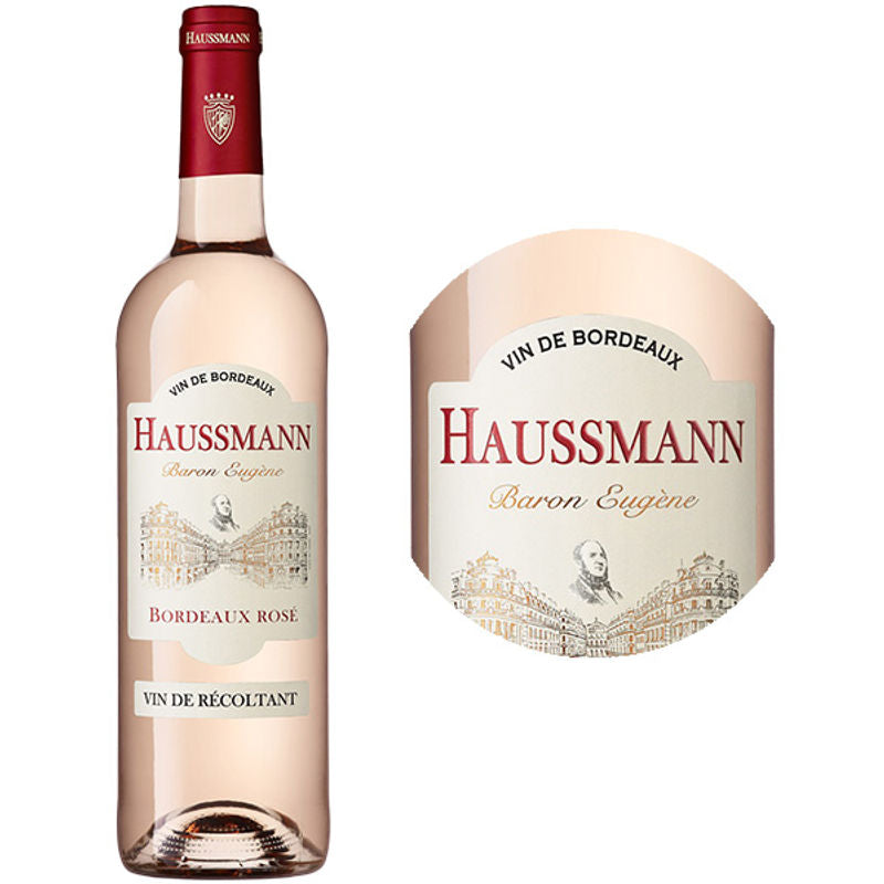 Haussmann Baron Eugne Rose Wine-Cabernet Franc Bordeaux Rose Wine 2023 - 750 Ml