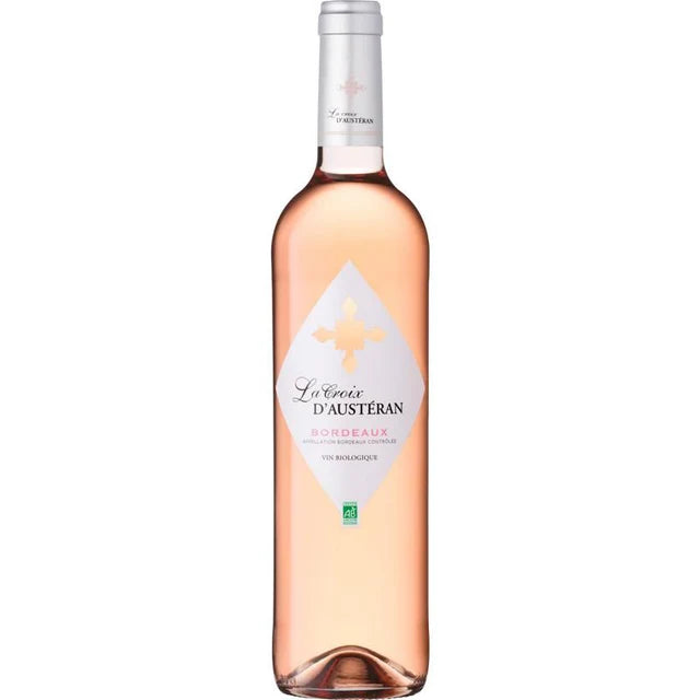 La Croix D'Austeran Merlot Org Bordeaux Rose Wine  - 75Cl