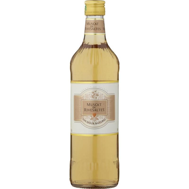 Rivesaltes White Wine-Muscat De Rivesaltes White Fortified Wine - 750 ml