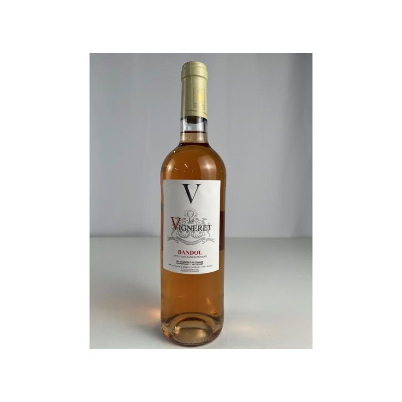 Le Vigneret Rose Wine-Mouvedre, Cinsault Bandol Rose Wine - 750 Ml