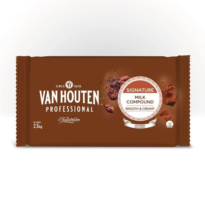 Van Houten Professional Milk Chocolate Compound Block  - .5Kg