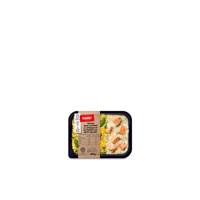 Thiriet Ready To Eat Salmon-Tarragon-Mustard-Basmati - 330 g (1 Portion)