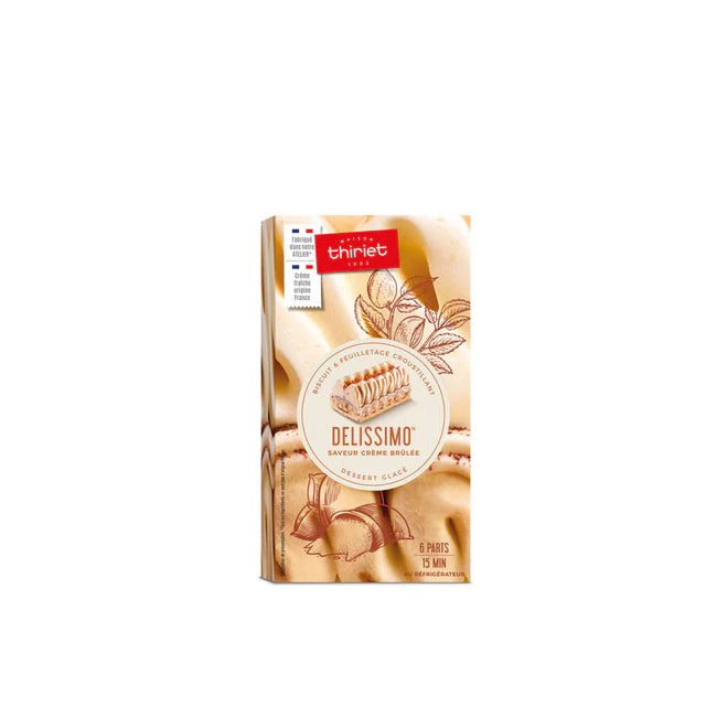 Thiriet Delissimo Creme Brulee  Dessert - 400 g (6 Portions)