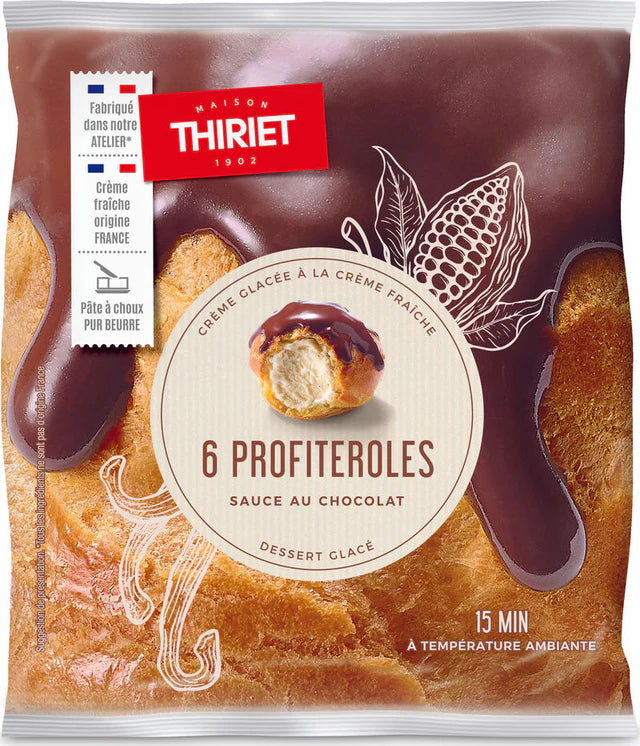 Thiriet Profiteroles - 250 g (6 Pieces)