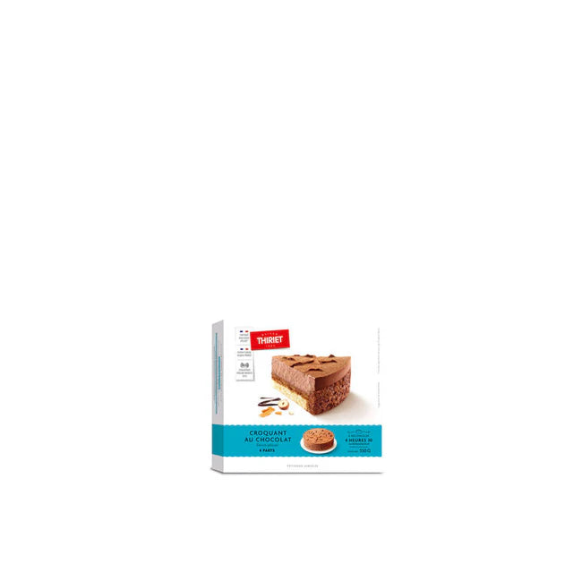 Thiriet Chocolate Crunch Cake Dessert - 330 g (4 Portions)