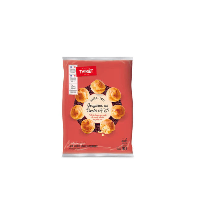 Thiriet Gougeres Puffs With Comte Cheese - 280 g (40 Pieces)