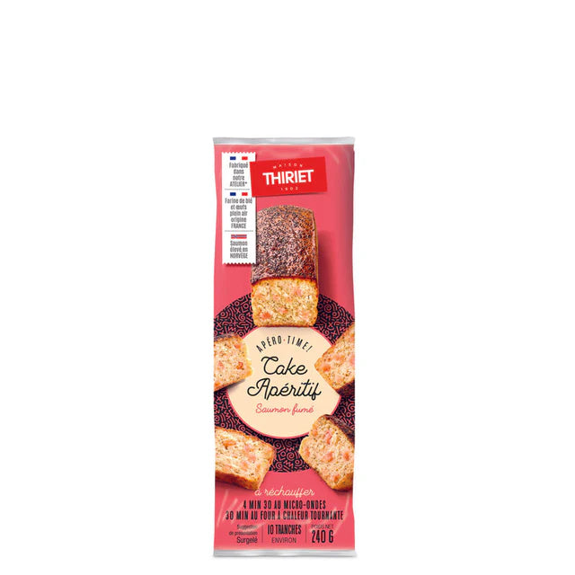 Thiriet Savoury Appetizer Cake With Smoked Salmon - 240 g (10 Slices)