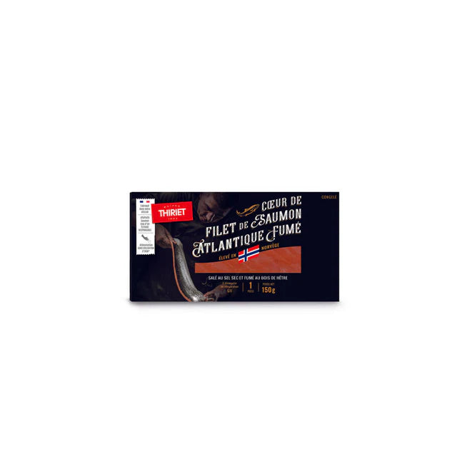 Thiriet Heart Of Norwegian Smoked Salmon Athlantic 150G 1  - iece