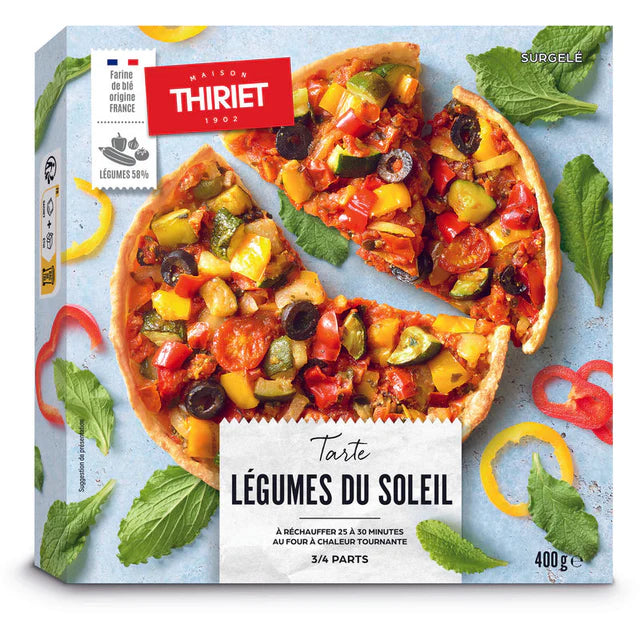Thiriet Savoury Tart Mediterranean Vegetables - 400 g (3-4 Portions)