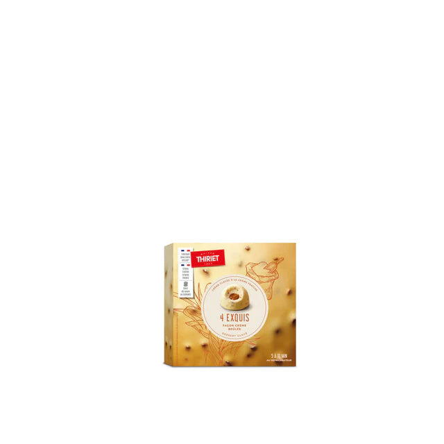 Thiriet Exquis Dessert Creme Brulee - 340 g (4 Pieces)