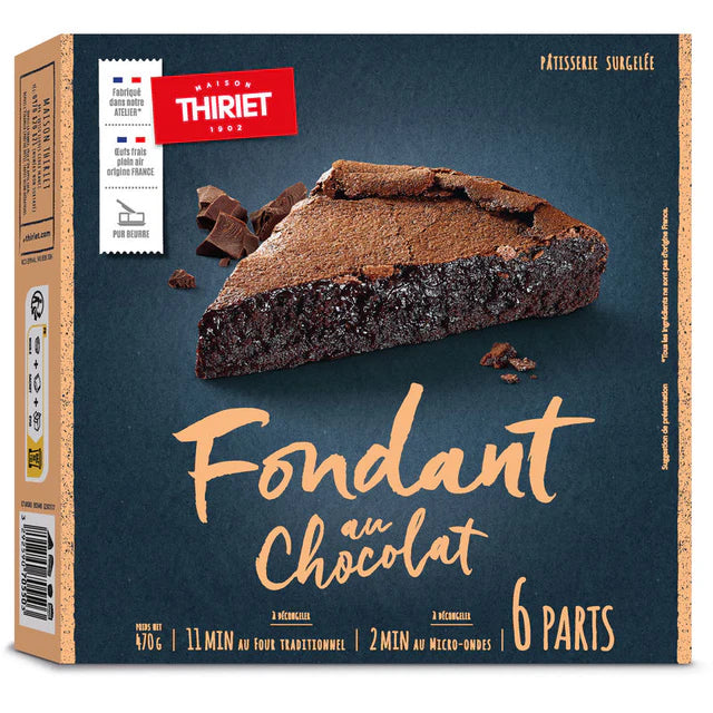 Thiriet Chocolate Fondant - 470 g (6 Portions)