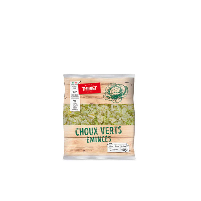 Thiriet Chopped Green Cabbage - 600 g (4 Portions)