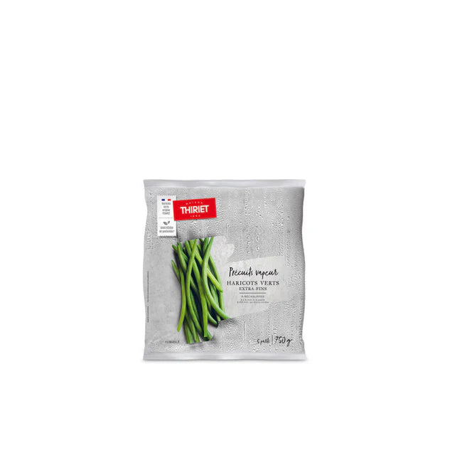 Thiriet Pre-Steamed Hg French Beans - 750 g  (5 Portions)