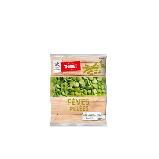 Thiriet Peeled Broad Beans - 450 g (3 Portions)