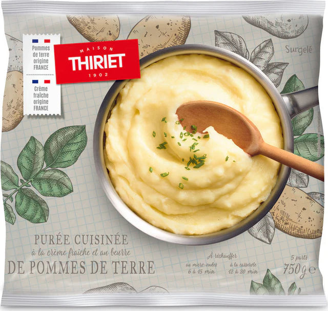 Thiriet Seasoned Mashed Potatoes - 750 g (5 Portions)