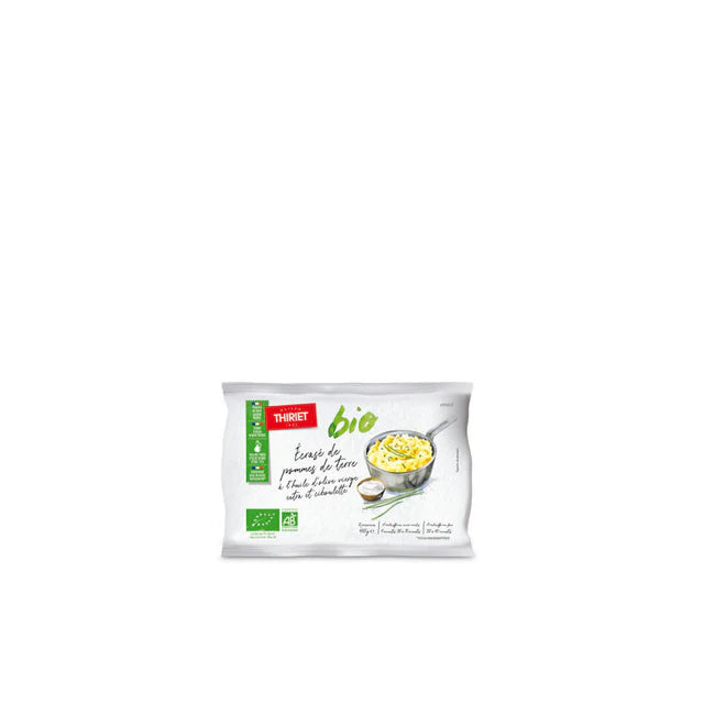 Thiriet Organic Mashed Potatoes Olive Oil And Chives - 450 g (3 Portions)