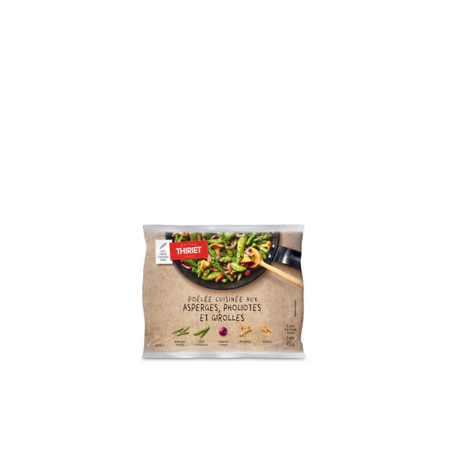 Thiriet  Pan-Fried Asparagus Pholiotes Girolles - 300 g (3 Portions)