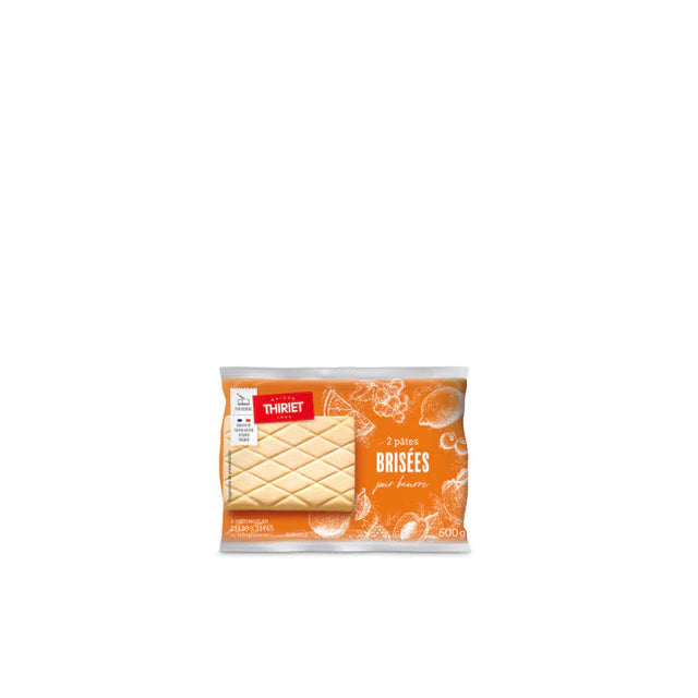 Thiriet Pure Butter Shortcrust Pastry Doughs - 500 g (2 Pieces)