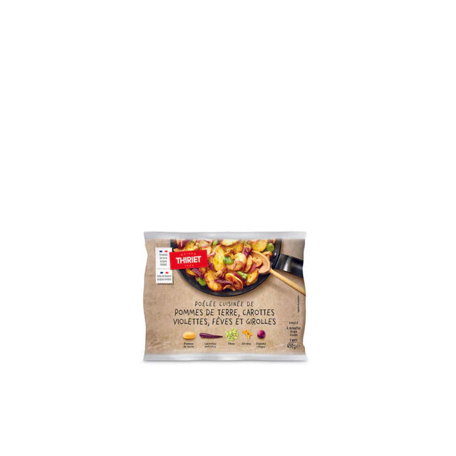 Thiriet Pan-Fried Potatoes Purple Carrots Beans Chanterelles  - 450 G