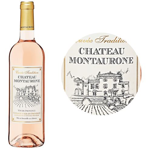 Ch. Montaurone Org Coteaux Aix Provence Rose Wine  - 75Cl