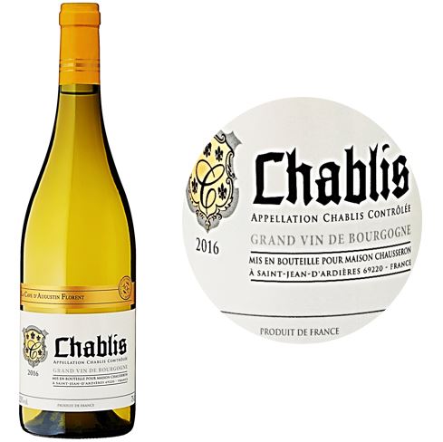 Selection A. Florent Chardonnay Chablis White Wine  - 75Cl