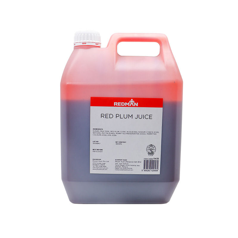 Redman Red Plum Juice - 5Kg