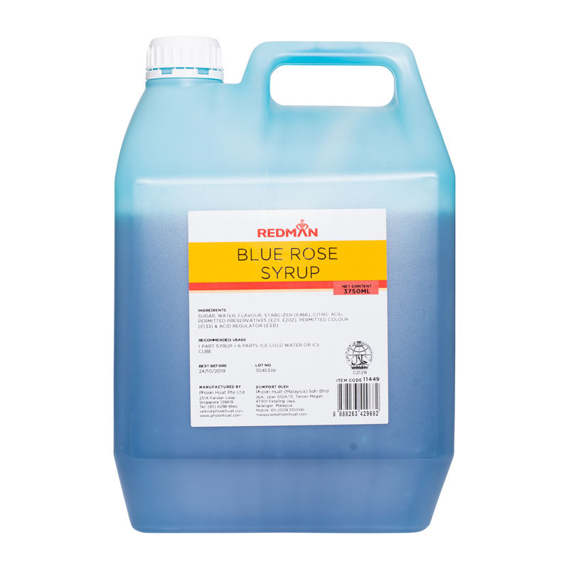 Redman Blue Rose Syrup - 5 Kg