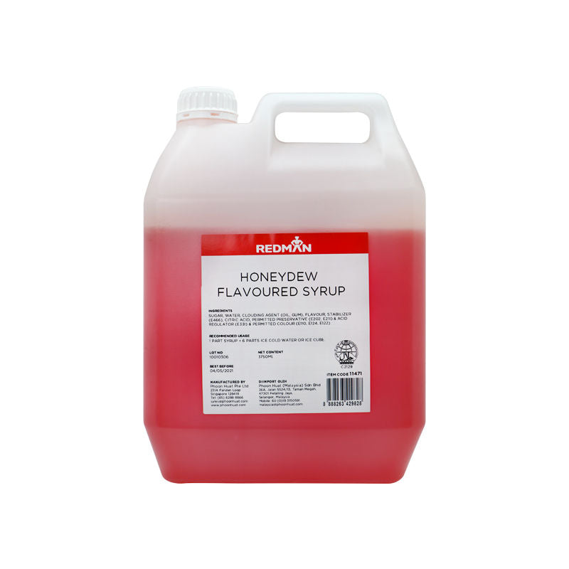 Redman Honeydew Flavoured Syrup - 5 Kg