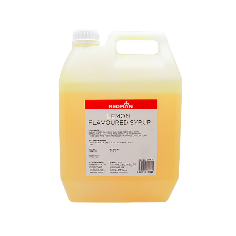 Redman Lemon Flavoured Syrup - 5 Kg