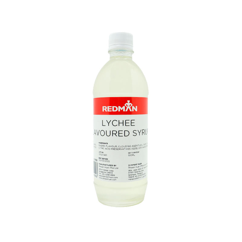 Redman Lychee Flavoured Syrup - 510 Ml