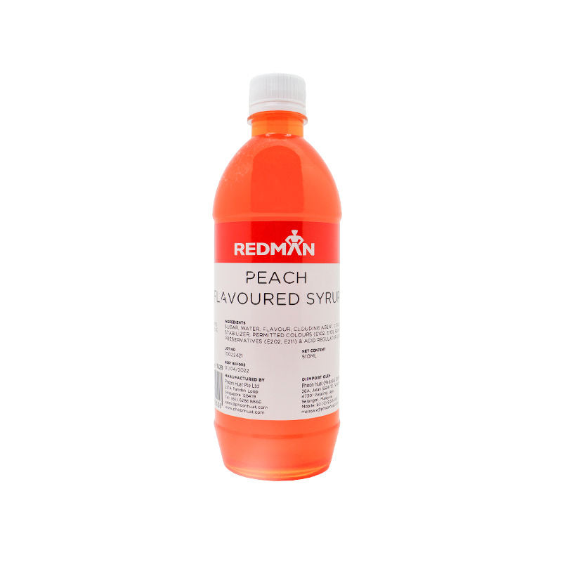 Redman Peach Flavoured Syrup - 510 Ml