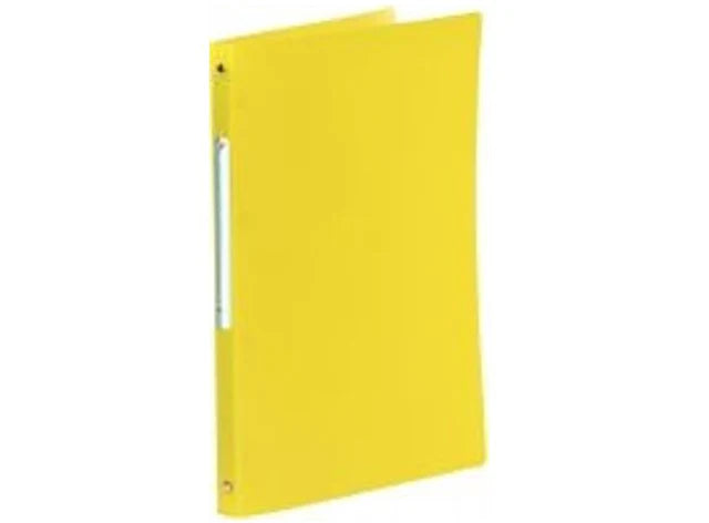 Yellow 4 Ring Binder Soft Cover  -  A4