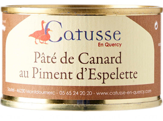 Catusse Duck Pate With Espelette Pepper  - 130 G