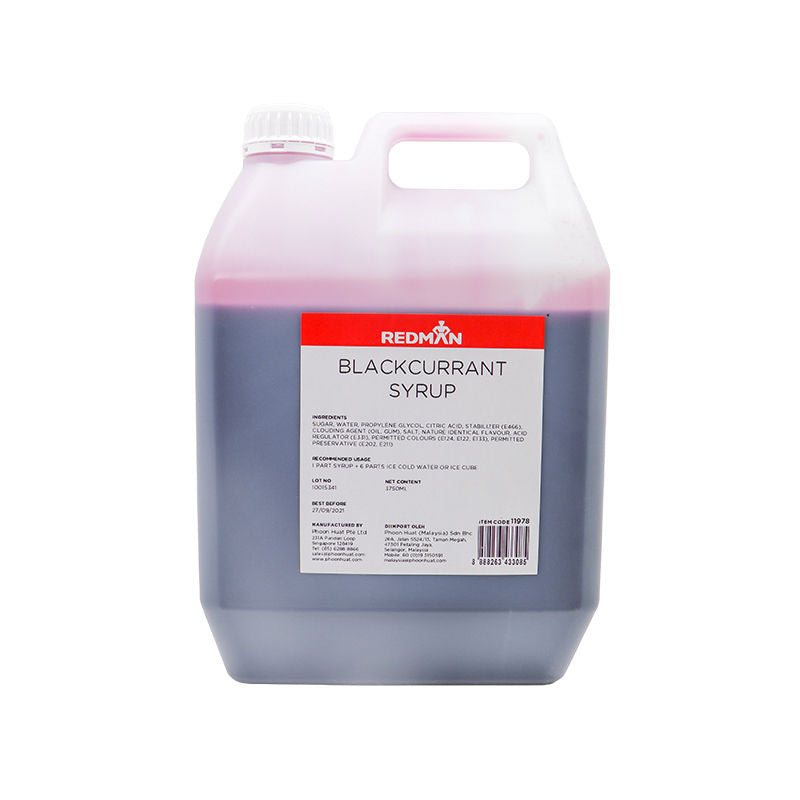 Redman Blackcurrant Syrup -5 Kg