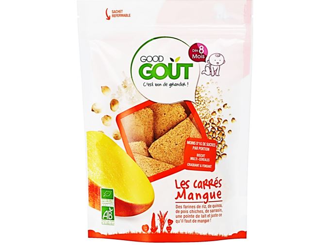 Good Gout Mango Squares  -  50 G