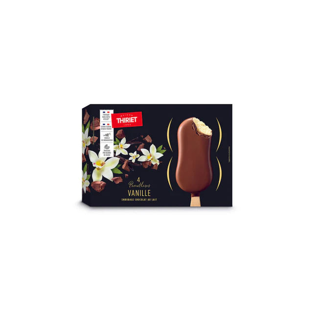 Thiriet Parenthese Ice Cream Bars Vanilla Milk Choco 288G  -  4Pc