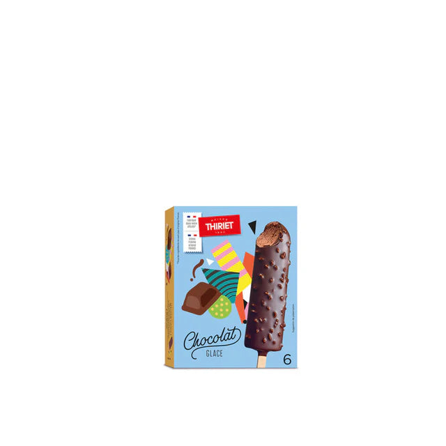 Thiriet Ice Cream Sticks Chocolate 240G  -  6Pc