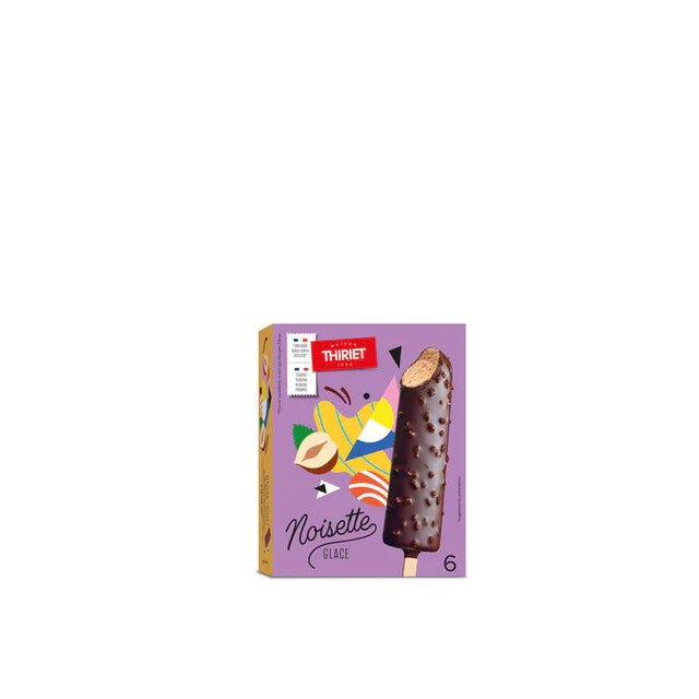 Thiriet Ice Cream Sticks Hazelnut 240G  -  6Pc