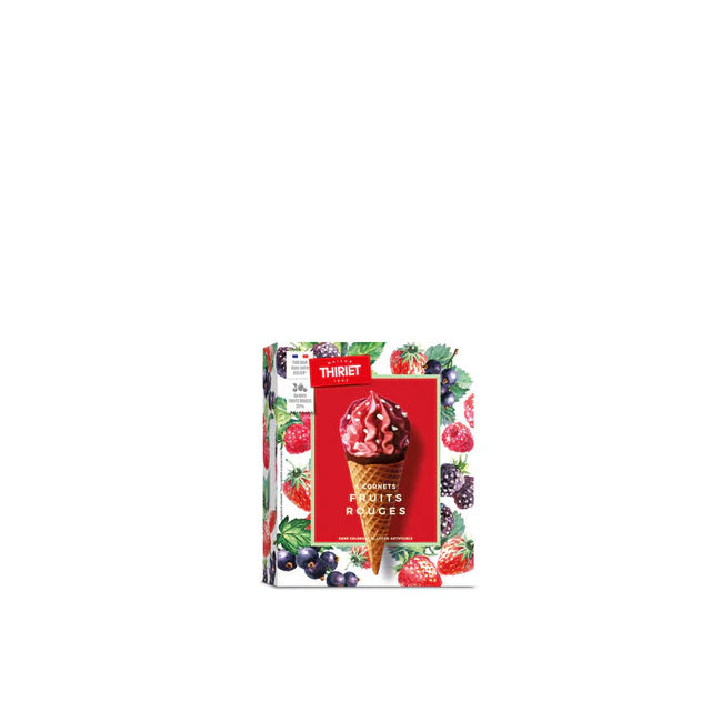 Thiriet Cones Red Fruits 468G  -  6Pc