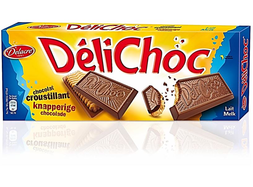 Delacre Milk Chocolate Biscuits  - 150 G