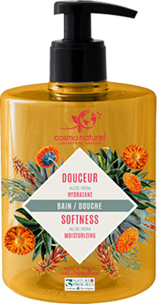 Cosmo Naturel Organic Aloe Vera Shower Bath Gel  - 500 Ml