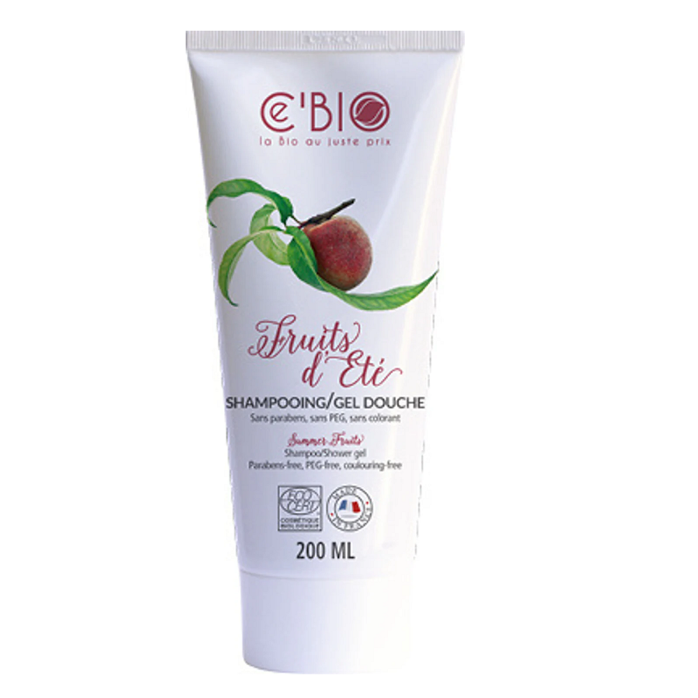 Ce’Bio Organic Summer Fruits Shampoo Shower  - 200 ml