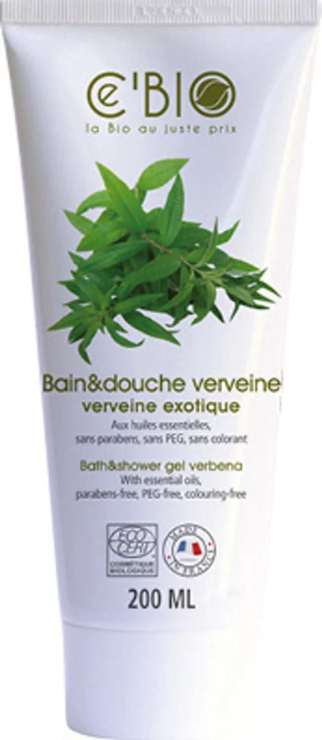 Ce’Bio Organic Verbena Shower Bath Gel  - 200Ml