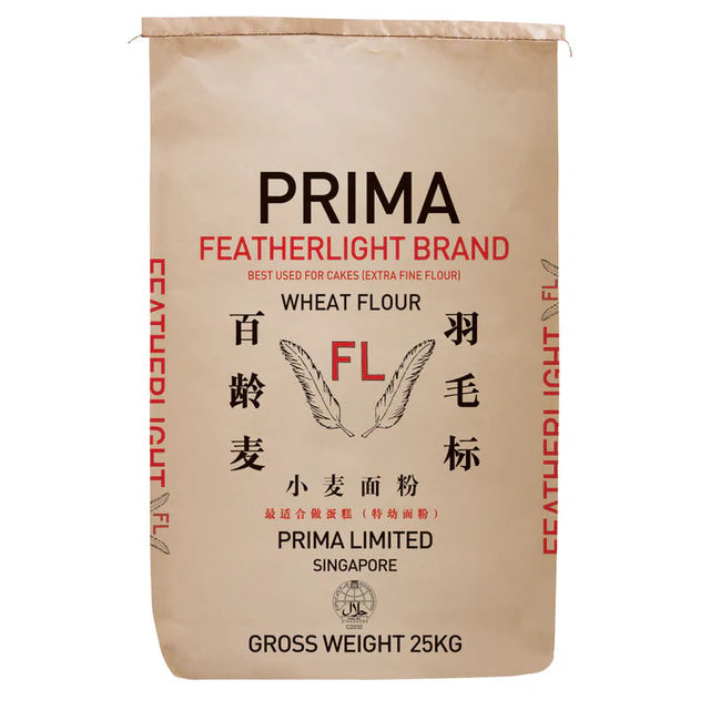 Prima Featherlight Wheat Flour For Cake(Top Flour)  - 25 Kg