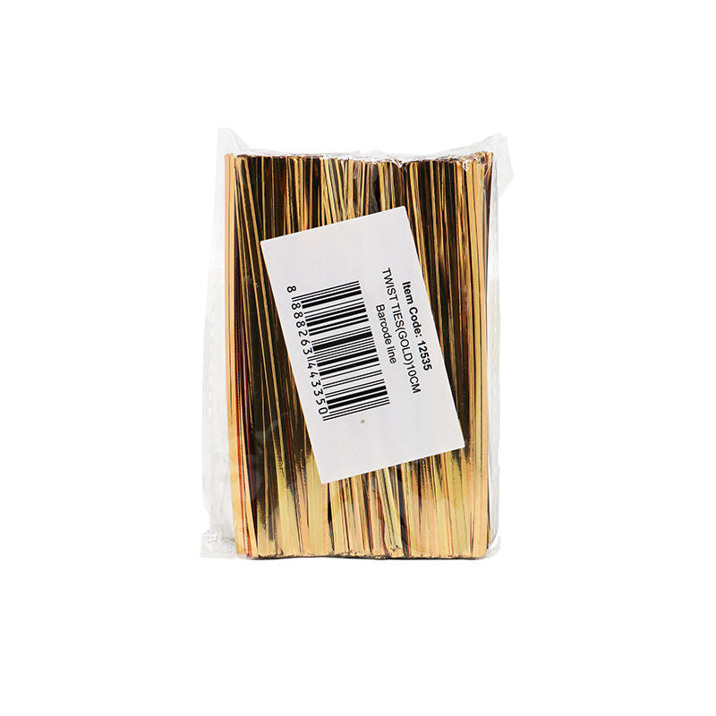 Redman Gold Twist Tie  - 10Cm