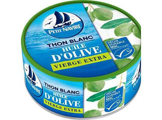 Petit Navire White Tuna In Olive Oil  - 160 G